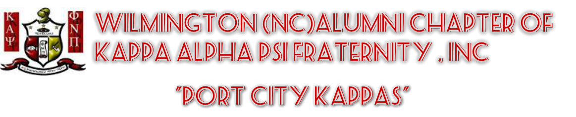 WILMINGTON (NC)&nbsp;ALUMNI CHAPTER OF KAPPA ALPHA PSI FRATERNITY, INC